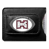 Arkansas Razorbacks NCAA Football Card/Money Clip Holder (Leather)