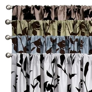 Flocked Floral Window Collection