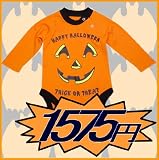 ♪<strong>サンタ</strong>/スカル/パンプキン/ロングスリーブ・ベビー・ロンパース・Baby Rompers