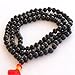 HealthAndYoga(TM) Mala Beads - Ebony