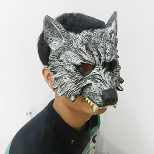 Iot Ltd Latex Wolf Head Mask Halloween Masquerade Fancy Props