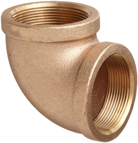 Lead Free Brass Pipe Fitting, 90 Degree Elbow, Class 125, 1/4