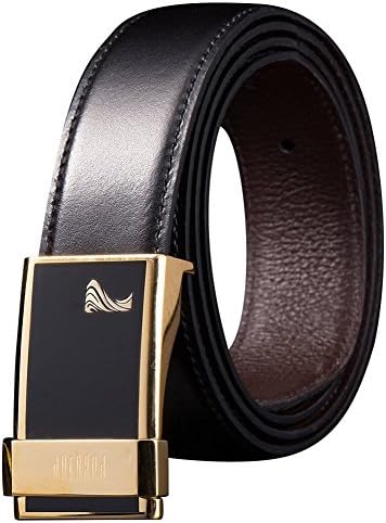 MX Business Leather Belt British Men Popular Belt Gold