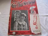 JUST A GIRL THAT MEN FORGET AL DUBIN 1923 SHEET MUSIC FOLDER 442 SHEET MUSIC