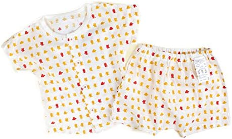 AIYO Summer Cool Basic Kids Boy Girl Clothes Short Top Down Unisex-Baby 1 Set (6-12 Months)