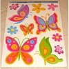 BUTTERFLY & FLOWER Wall Stickers for Girls Bedroom, Childrens Playroom & Babies Nursery (Kids Stickarounds)
