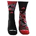 adidas Men's Energy Camo 2-Pack Crew Socks, Black/Power Red/Onix, Large