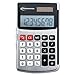 Innovera Handheld Calculator Hard Flip Case Eight-Digit Dual Power Silver Large Display New