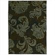 Home Nylon Bahama Bloom Dark Brown Contemporary Rug Size: 5'5" x 7'9"
