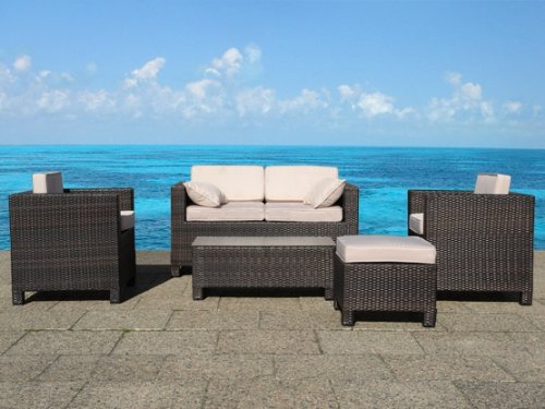 17 teilige GARTENLOUNGE “Milano” mit 30 tägigem RÜCKGABERECHT! – Möbel – Lounge – Rattan