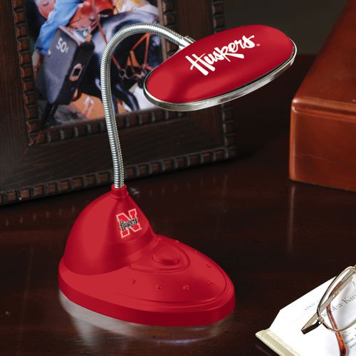 Nebraska Cornhuskers NCAA LED Desk Lamp