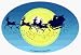 Santas Sleigh Car Magnet