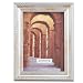 Lawrence Frames 4 by 6-Inch Antique Silver Picture Frame, Rope and Bead Border