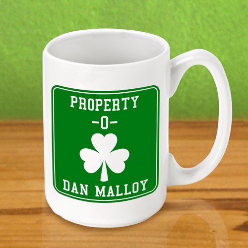 Property O Personalized Irish Coffee Mug - 15 oz.