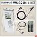 Olympus WS321M Digital Voice Recorder plus MP3 Player and Accessory Kit