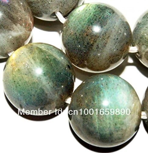 JuliesDeal Fashion Trendy Gentle Multicolor10mm Labradorite Round Jade Loose Bead Stone £¨color:multi£©