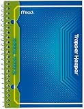 Mead Trapper Keeper Snapper Trapper Spiral Notebook, 1 Subject, Wide Ruled, 7 x 4.38 Inch, Blue (72720)