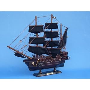 Captain Kidd's Adventure Galley 14 Tall Model Ship - Already Built Not a Kit - Wooden Tall... by 