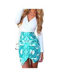 Cocktail Illusion Long Sleeves Bandage Dress/Bodycon Dress/Mini Dress 