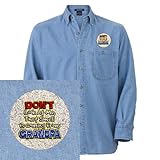 Best Buy Artsmith, Inc. Denim Embroidered Shirt Don't Look At Me That Smell Is Coming From Grandpa Shopping