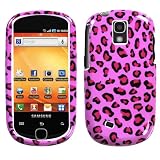 Hot Pink Leopard Print Protector Case for Samsung Gravity Smart T589 (Type V)