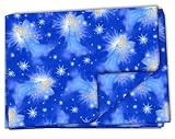 Disney Blue Fairies Allover Fleece Throw Blanket with Finished Edges From The Disney Dreams Collection By Thomas Kinkade
