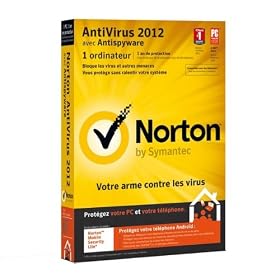 NORTON BY SYMANTEC Norton AntiVirus 2012 - 1 an 21197107