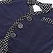 Baby Boy Outfits, Toddler Romper Jumpsuit Clothes Set with Suit Vest & Bowtie