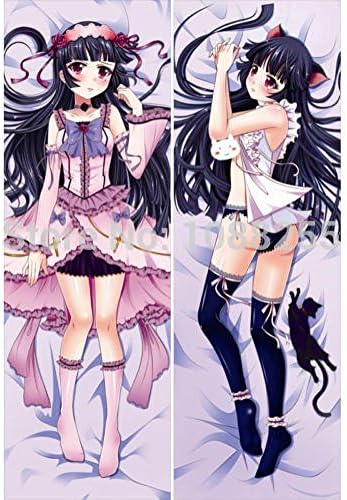Mark Fashion Anime Pillow Case Mark Fashion? Dakimakura Pillow Cover Gokou Ruri Pillowcase Peach Skin 150X50 CM