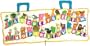 Pockets of Learning 3484 Animal Train Travel Bag
