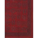 Cotton Bedcover Wood Block Print Country Furnishings (bscov364)