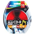 Memorex Music CD-R DA80 Disc Pack - Cool Colors (10 pk.)