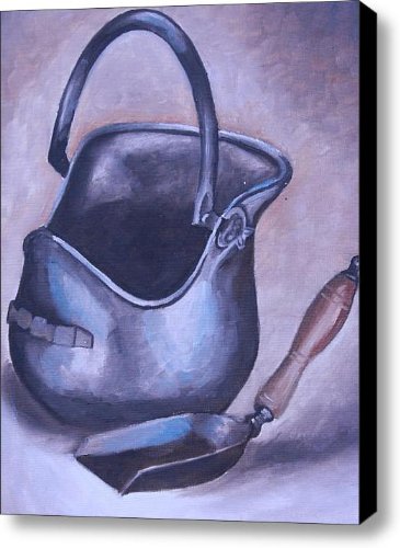 Coal Pail Canvas Print / Canvas Art - Artist Mikayla Henderson