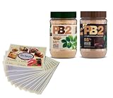 PB2 Powdered Peanut Butter and PB2 Powdered Cocoa Peanut Butter - 85% Less Fat and Calories - 6.5 Oz Each - 2 Pack - Inclu... by PB2 Big Save