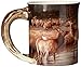 Wild Wings Autumn Mist - Elk Sculpted Mug by Rosemary Millette