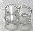 TUNNEL CLEAR GLASS PLUG 2G - Sold As A Pair
