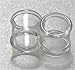 Jewelry : TUNNEL CLEAR GLASS PLUG 0g - Sold Individually