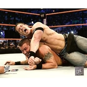 John Cena vs. Randy Orton WWE WrestleMania 24 8x10