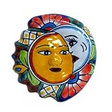 Outdoor Living : Talavera Sun and Moon Eclipse Wall Decor, Assorted Colors and Patterns
