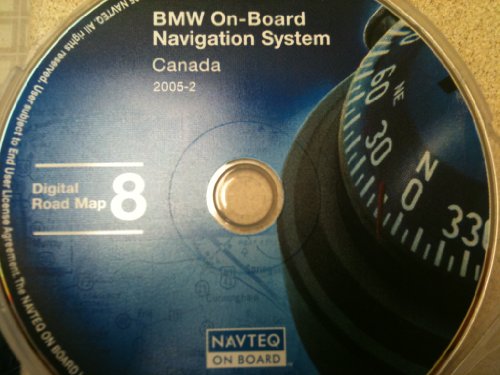 BMW, Land Rover or Mini Cooper Navigation disk CD # 8, this disk covers Canada (map date release 2005)