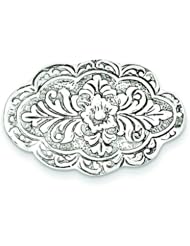 Sterling Silver Fancy Pin Brooch Fashion Jewelry