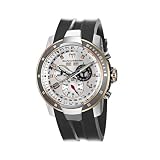 TechnoMarine Men's 608002 UF6 Magnum Chronograph Silver Bezel White Dial Watch