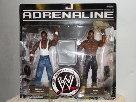 Childrens Toyshop  Toys : WWE Adrenaline Series 26 Shad and JTG Twin Pack