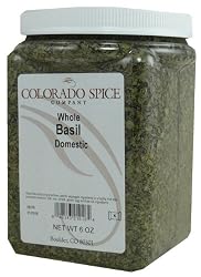 Colorado Spice Basil, Whole , 8-Ounce Jars (Pack of 3)