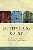 Institutions count : their role and significance in Latin American development