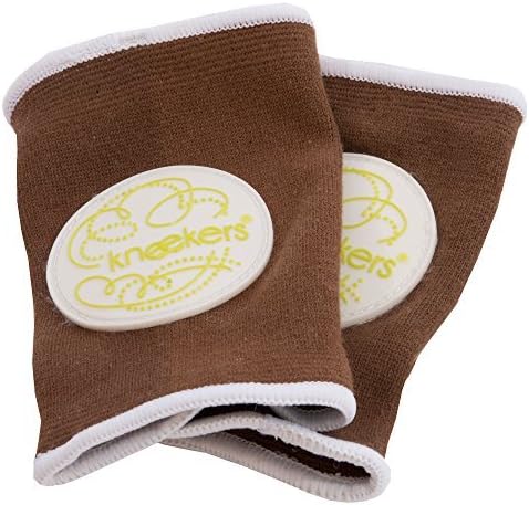 Ah Goo Baby Kneekers Baby Knee Pads for Crawling, Unisex, Lime Fizz Toffee Pattern, For Chunky Legs by Kneekers