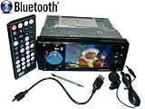 4.3-Inch Car DVD Player (PLUTO WE) with Hi-Luminescent TFT LCD, Bluetooth In-Dash Dvd/AM/FM/MP3/MP4/Divx Player and TV Tuner