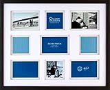 Gallery Solutions Black Airfloat Collage Frame with 9 Openings