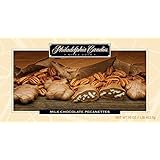 Philadelphia Candies Milk Chocolate Pecanettes (Caramel Pecan Turtles), 1-pound Gift Box