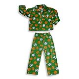 Dream Apparel - Boys Long Sleeve Pajamas, Green